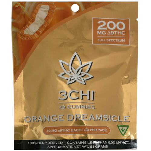 3Chi Delta 9 THC Gummies (10mg/gummy)