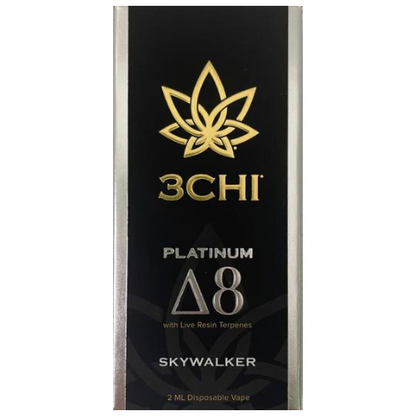 3Chi Delta 8 THC 2g Platinum Disposables
