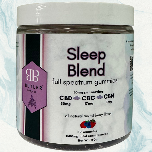 Butler Hemp Co. CBD Sleep Blend Gummies