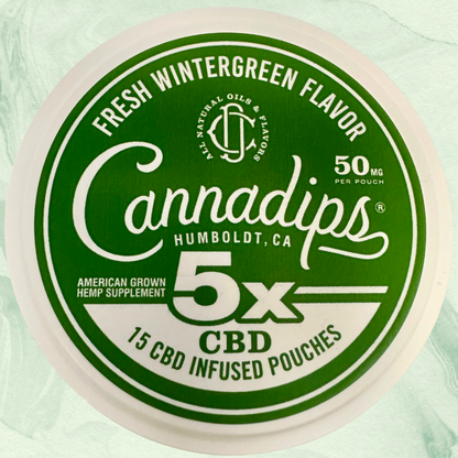 Cannadips 5x CBD Pouches