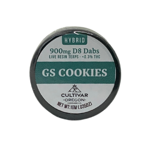 Cultivar Oregon Delta 8 thc dabs 1g GS Cookies