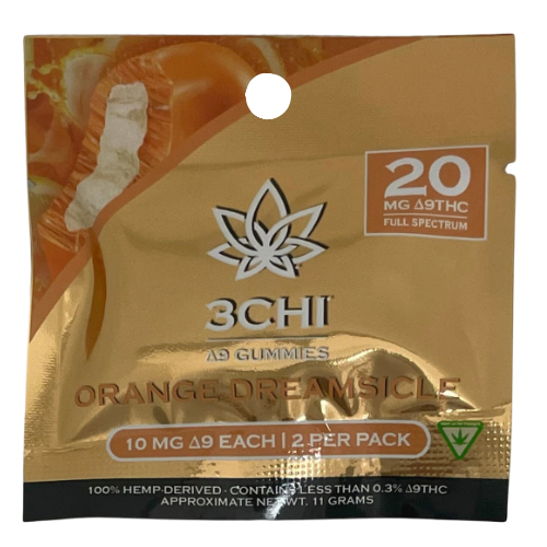 3Chi Delta 9 THC Gummies (10mg/gummy)