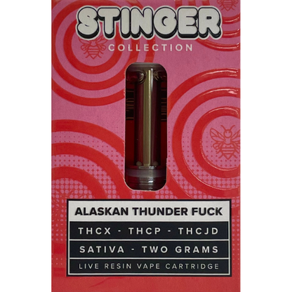 Honeyroot Stinger Alaskan Thunder Fuck 2 Gram THCx, THCp, THCjd Cartridge