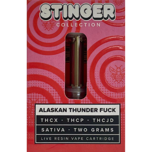 Honeyroot Stinger Alaskan Thunder Fuck 2 Gram THCx, THCp, THCjd Cartridge