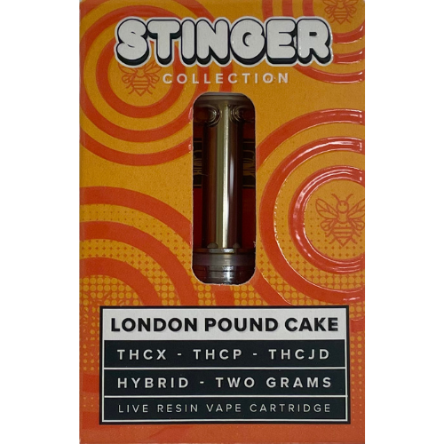 Honeyroot Stinger London Pound Cake 2 Gram THCx, THCp, THCjd Cartridge