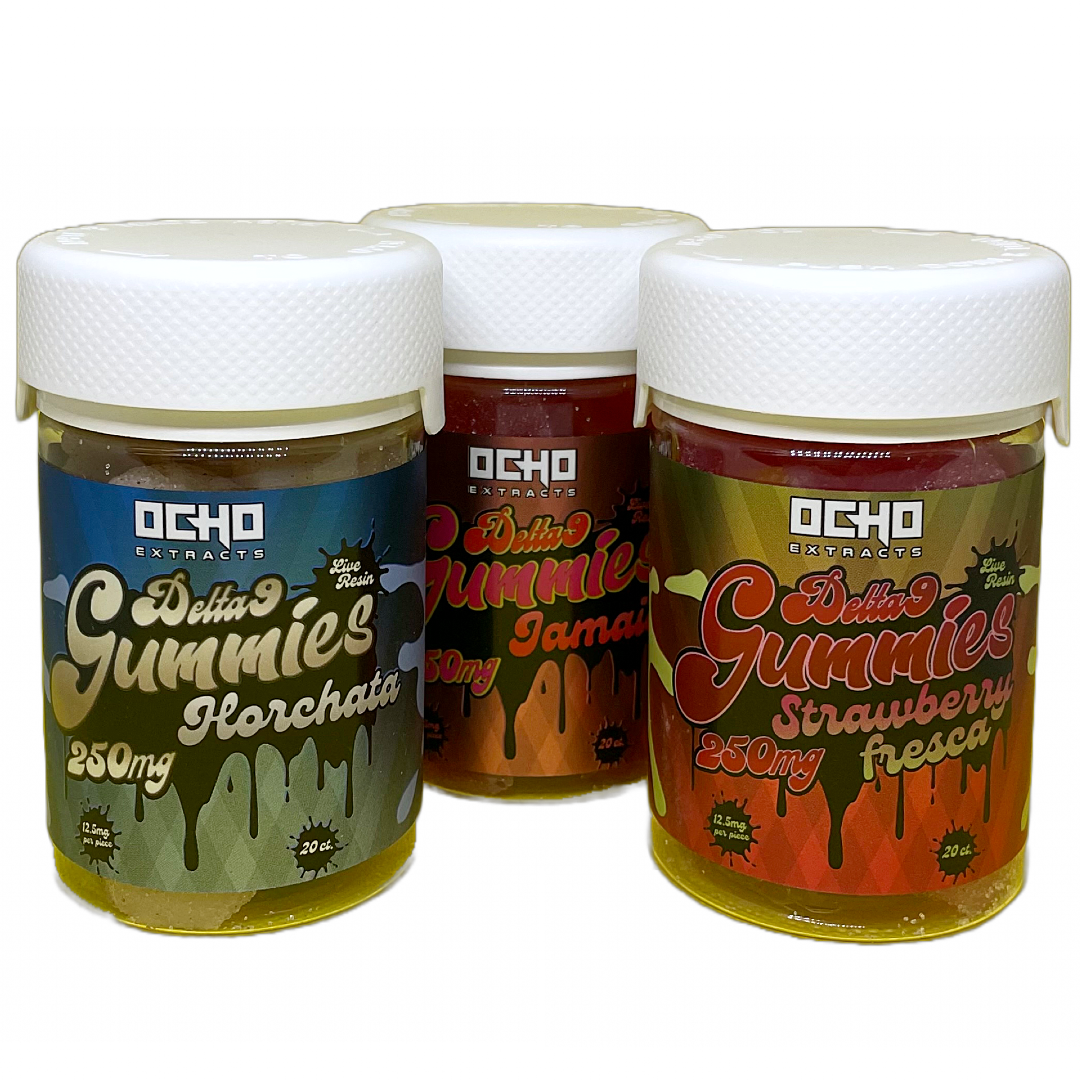 Ocho D9 Gummies 20ct - 250mg (12.5mg/gummy)
