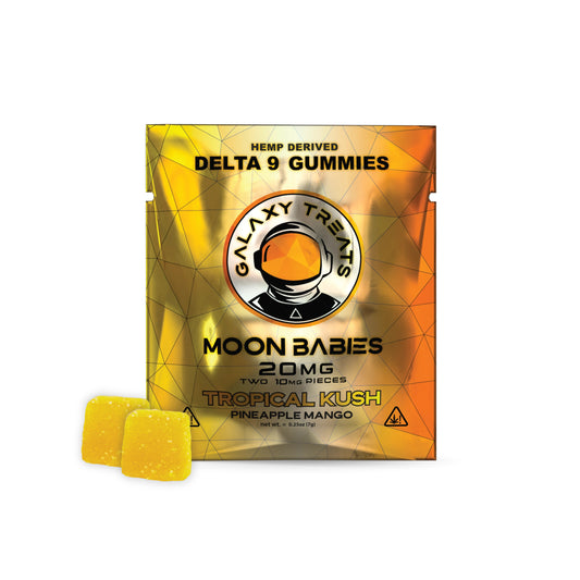 Galaxy Treats Moon Babies D9 Gummies 2ct - 20mg (10mg/gummy)